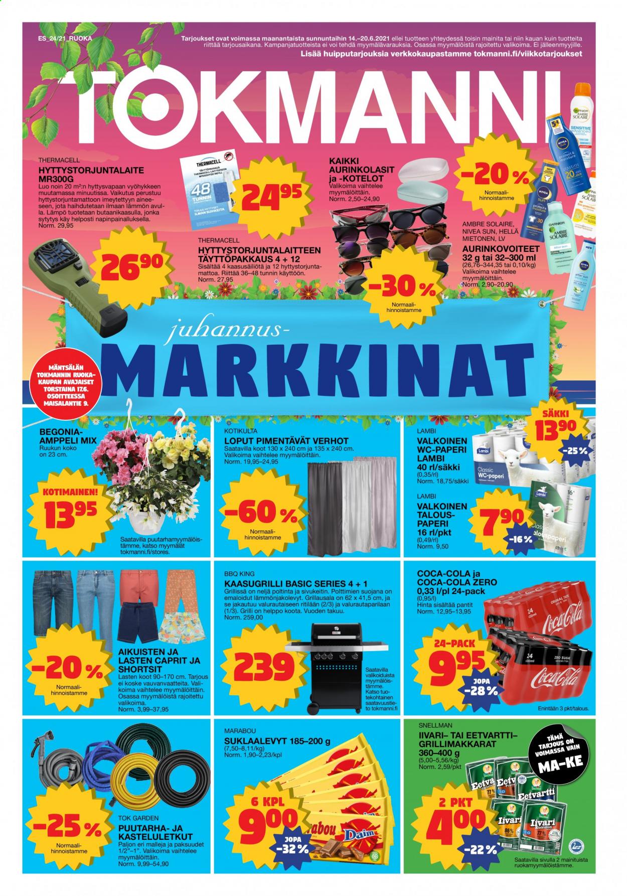 Tokmanni tarjoukset - 14.06.2021 - 20.06.2021. Sivu 1