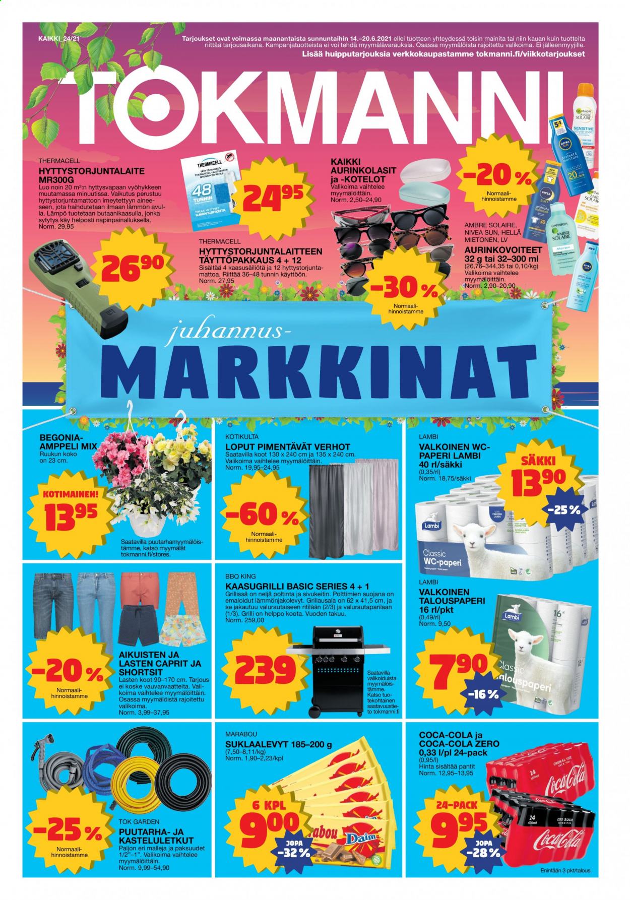 Tokmanni tarjoukset - 14.06.2021 - 20.06.2021. Sivu 1