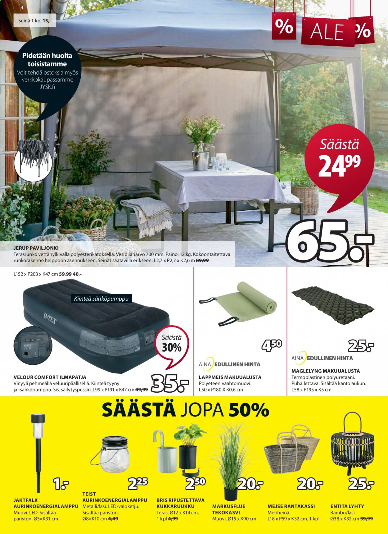 JYSK tarjoukset - 14.06.2021 - 27.06.2021. Sivu 4