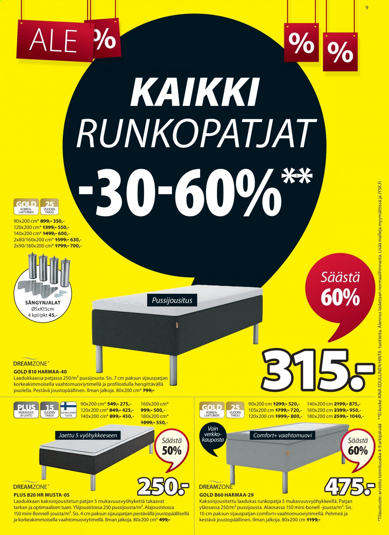 JYSK tarjoukset - 14.06.2021 - 27.06.2021. Sivu 9