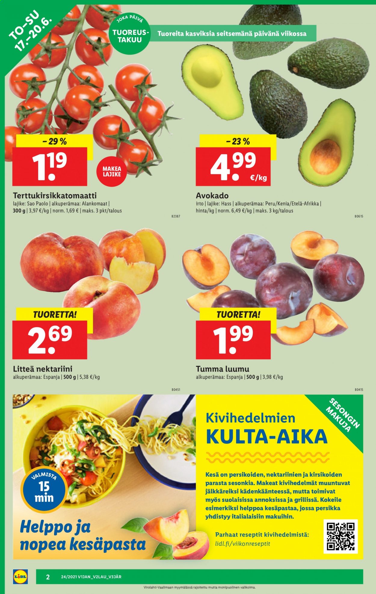 Lidl tarjoukset - 17.06.2021 - 20.06.2021. Sivu 2