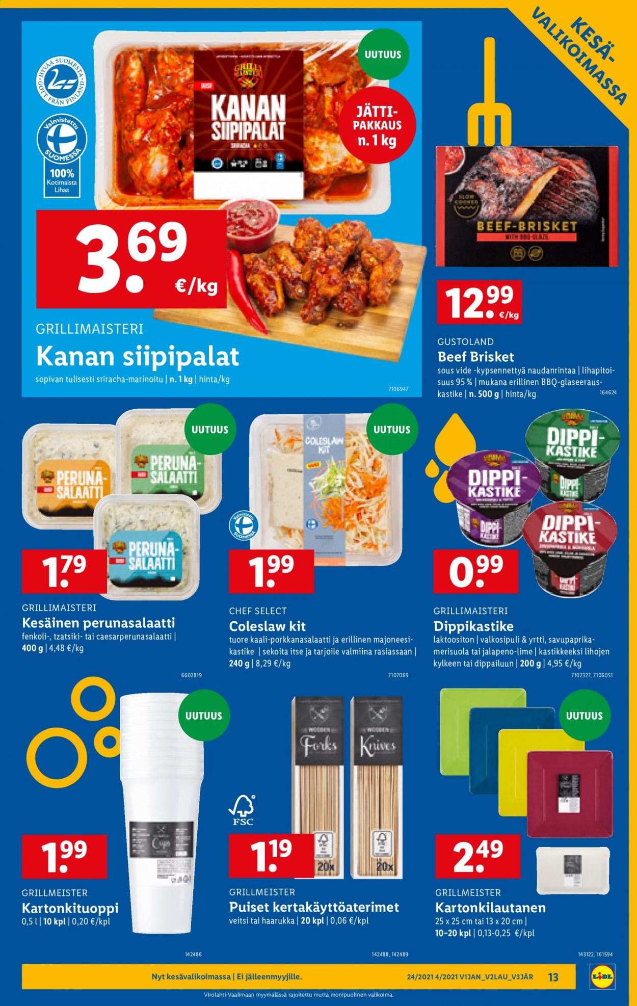 Lidl tarjoukset - 17.06.2021 - 20.06.2021. Sivu 13