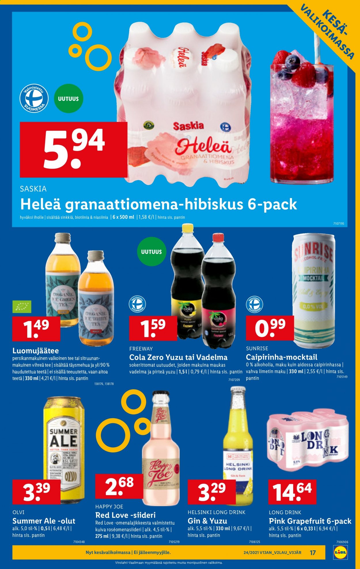 Lidl tarjoukset - 17.06.2021 - 20.06.2021. Sivu 17