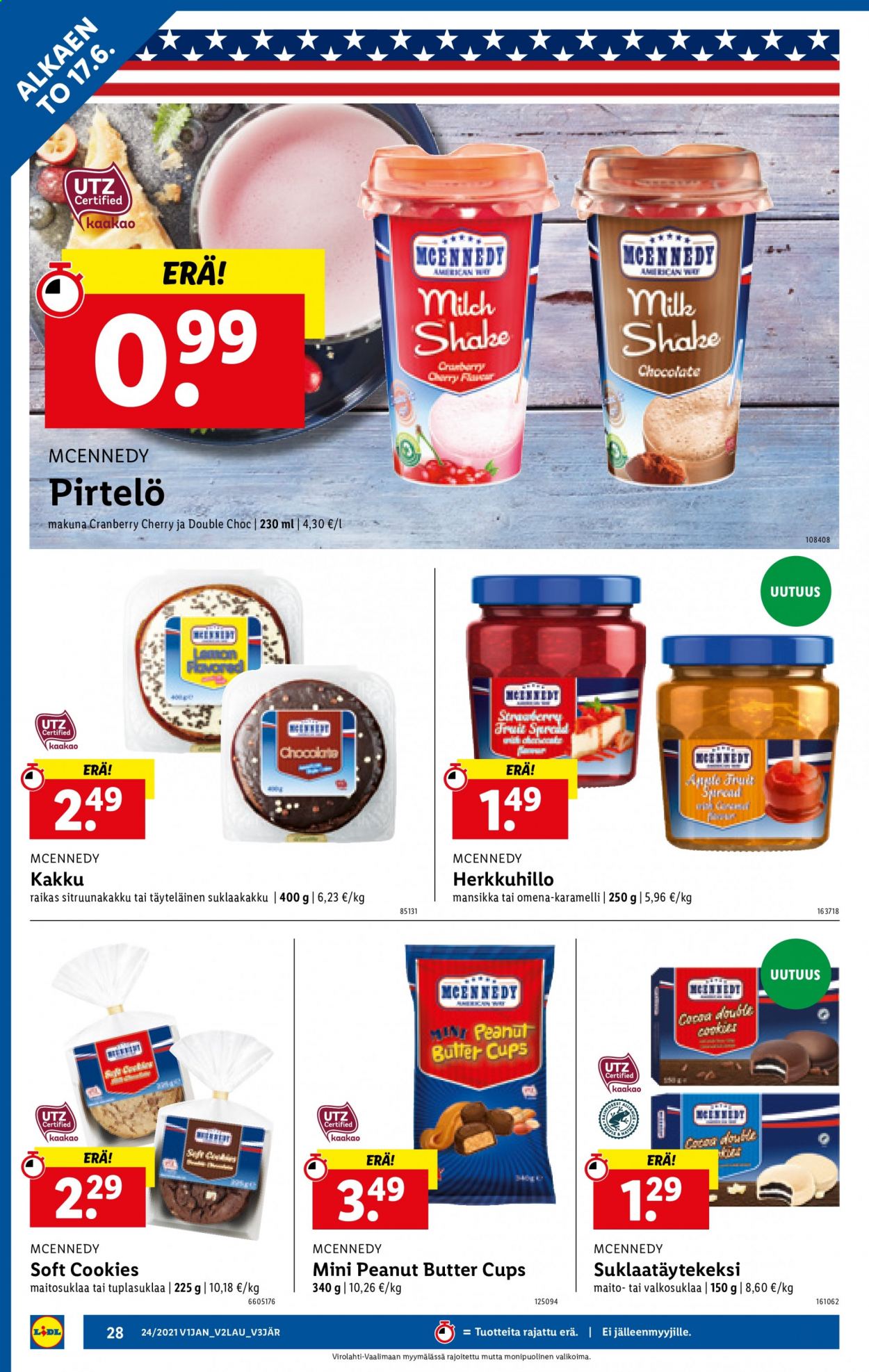Lidl tarjoukset - 17.06.2021 - 20.06.2021. Sivu 28