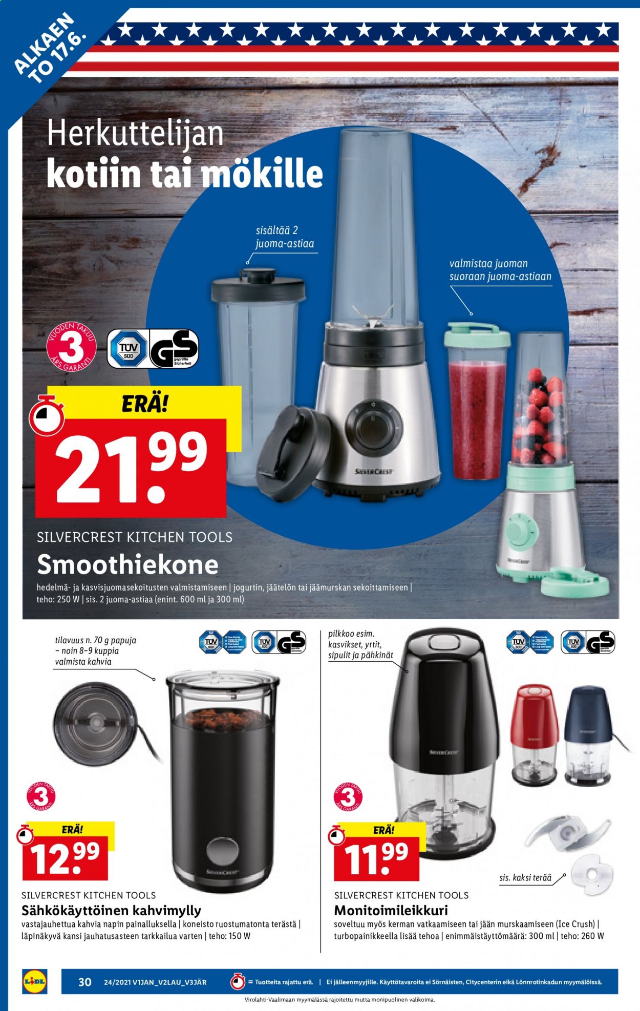 Lidl tarjoukset - 17.06.2021 - 20.06.2021. Sivu 30