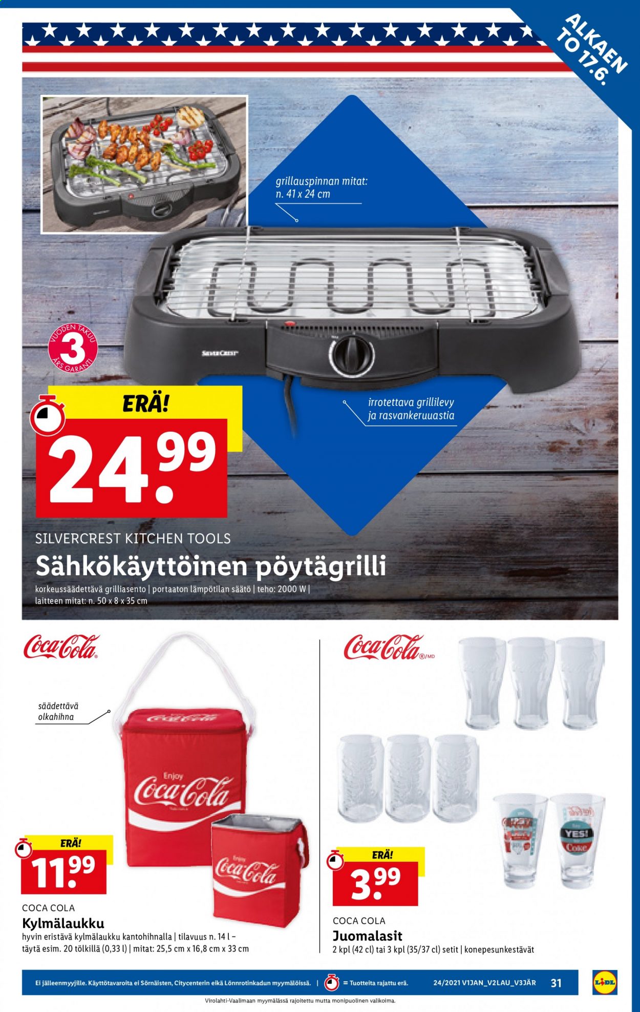 Lidl tarjoukset - 17.06.2021 - 20.06.2021. Sivu 31