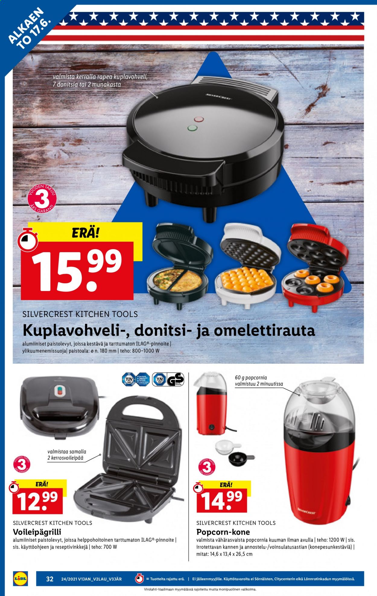 Lidl tarjoukset - 17.06.2021 - 20.06.2021. Sivu 32