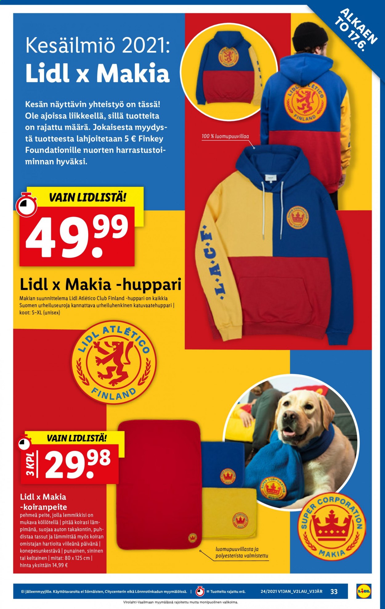Lidl tarjoukset - 17.06.2021 - 20.06.2021. Sivu 33