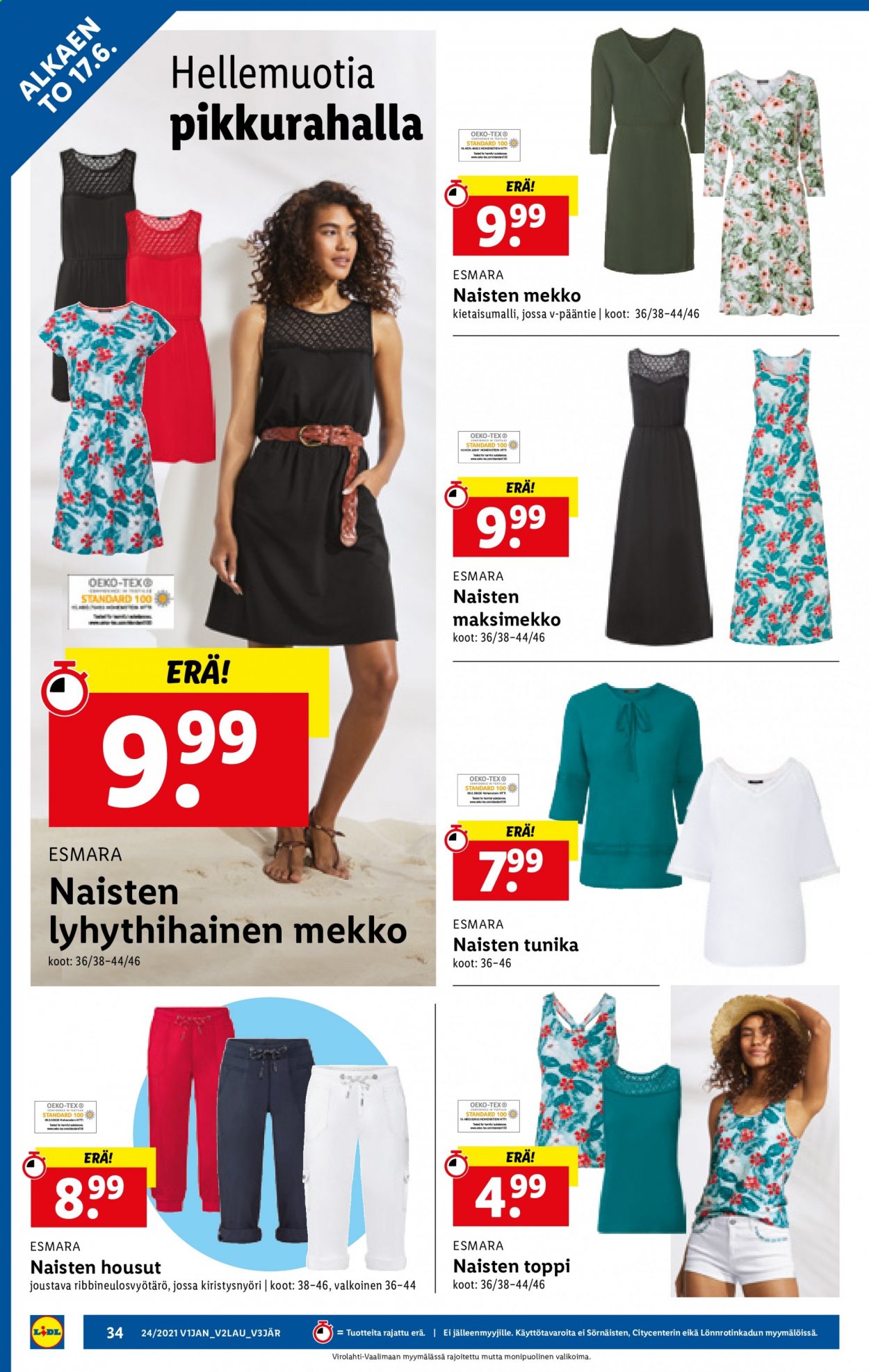 Lidl tarjoukset - 17.06.2021 - 20.06.2021. Sivu 34