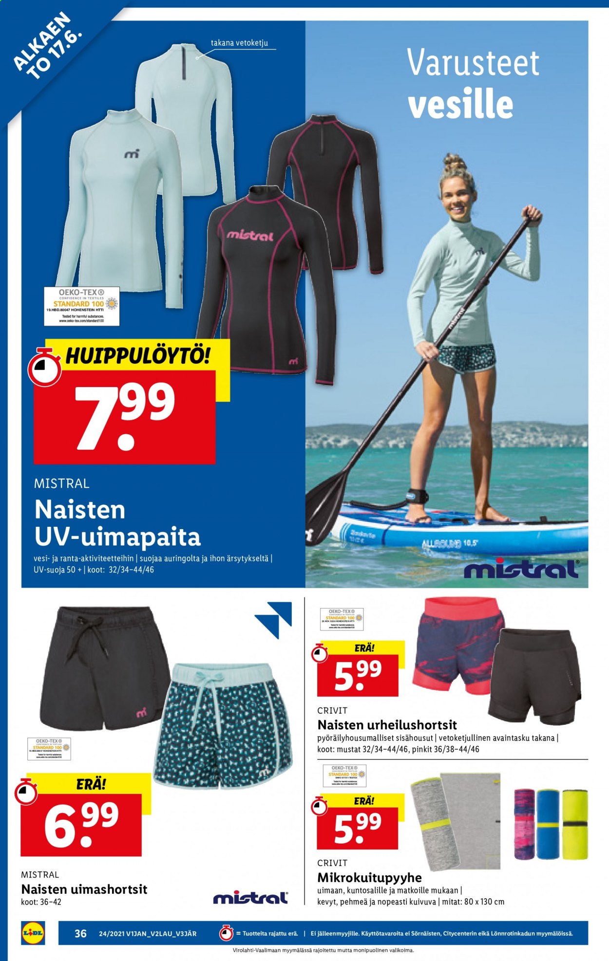 Lidl tarjoukset - 17.06.2021 - 20.06.2021. Sivu 36
