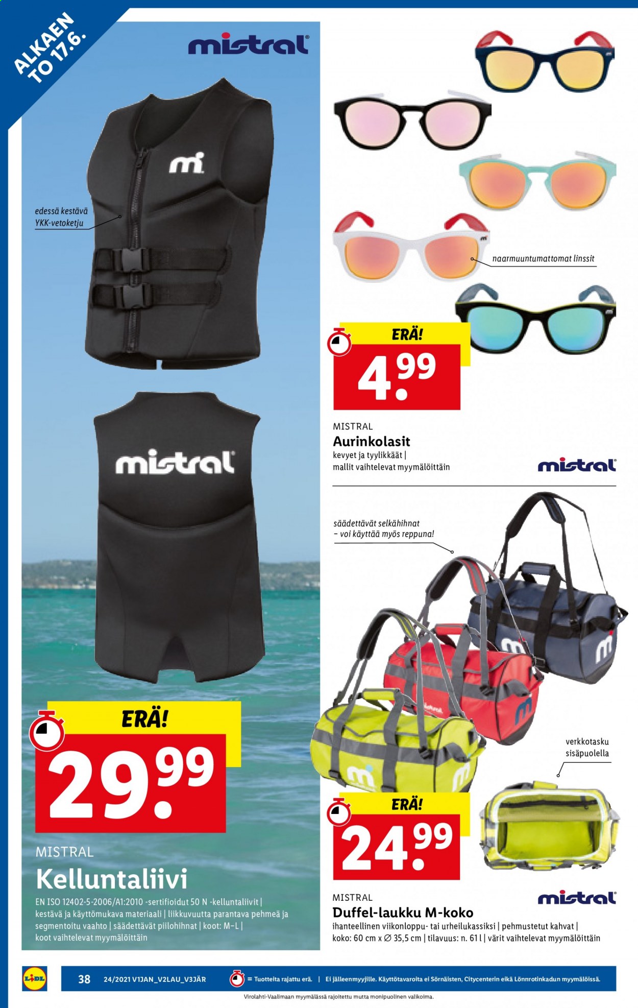 Lidl tarjoukset - 17.06.2021 - 20.06.2021. Sivu 38