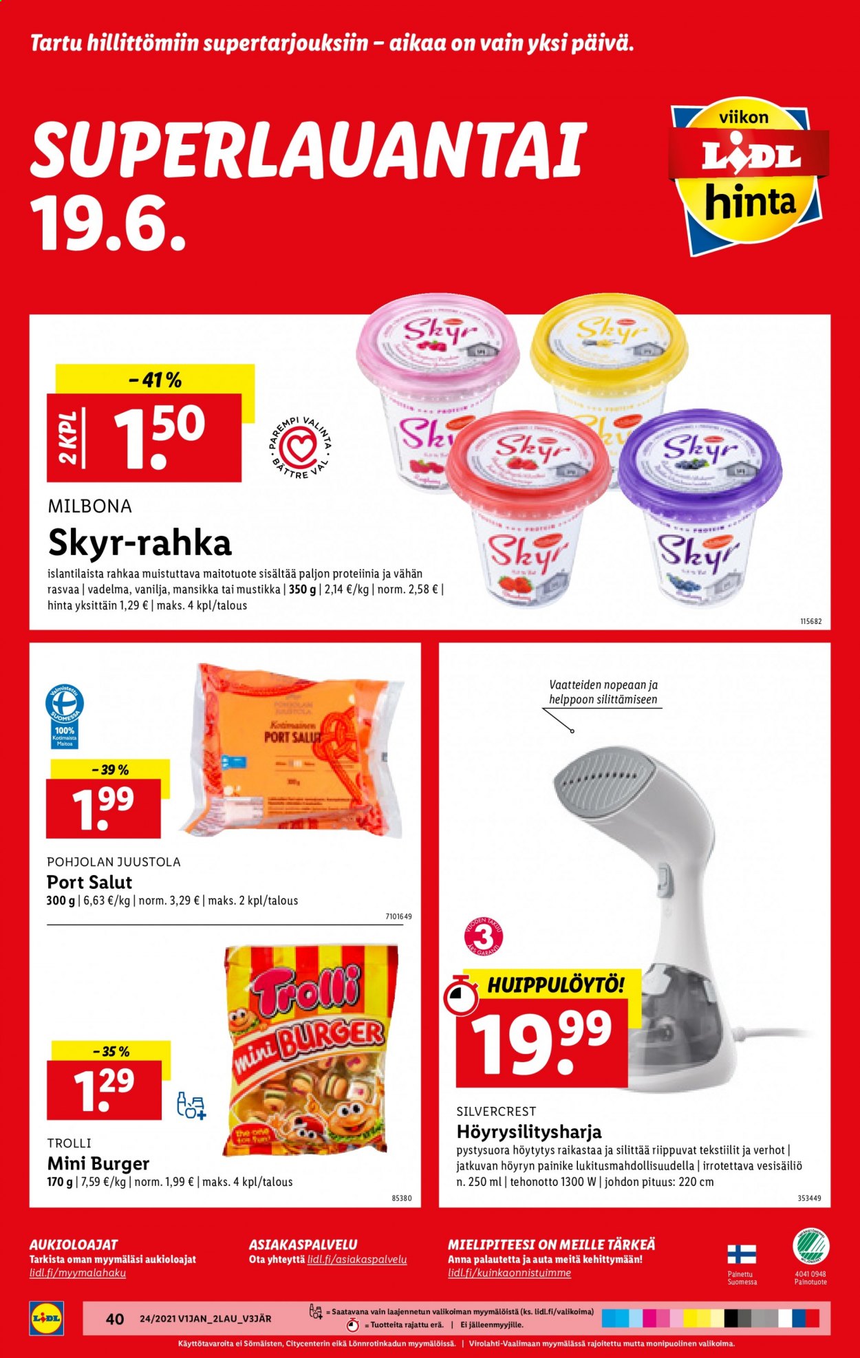 Lidl tarjoukset - 17.06.2021 - 20.06.2021. Sivu 40