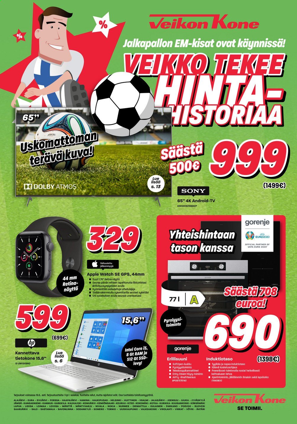 Veikon Kone tarjoukset - 14.06.2021 - 26.06.2021. Sivu 1