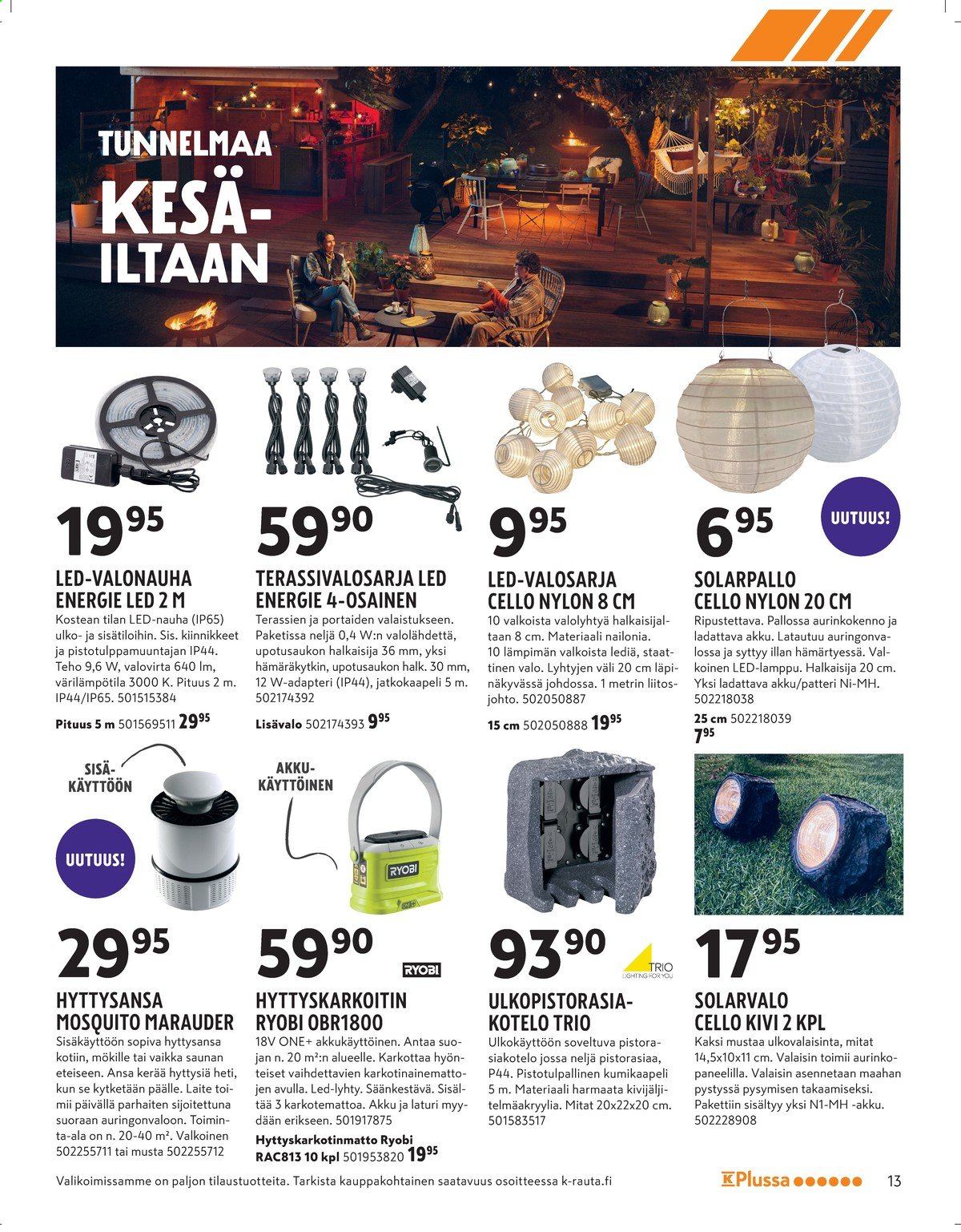 K-Rauta tarjoukset - 09.06.2021 - 22.06.2021. Sivu 13