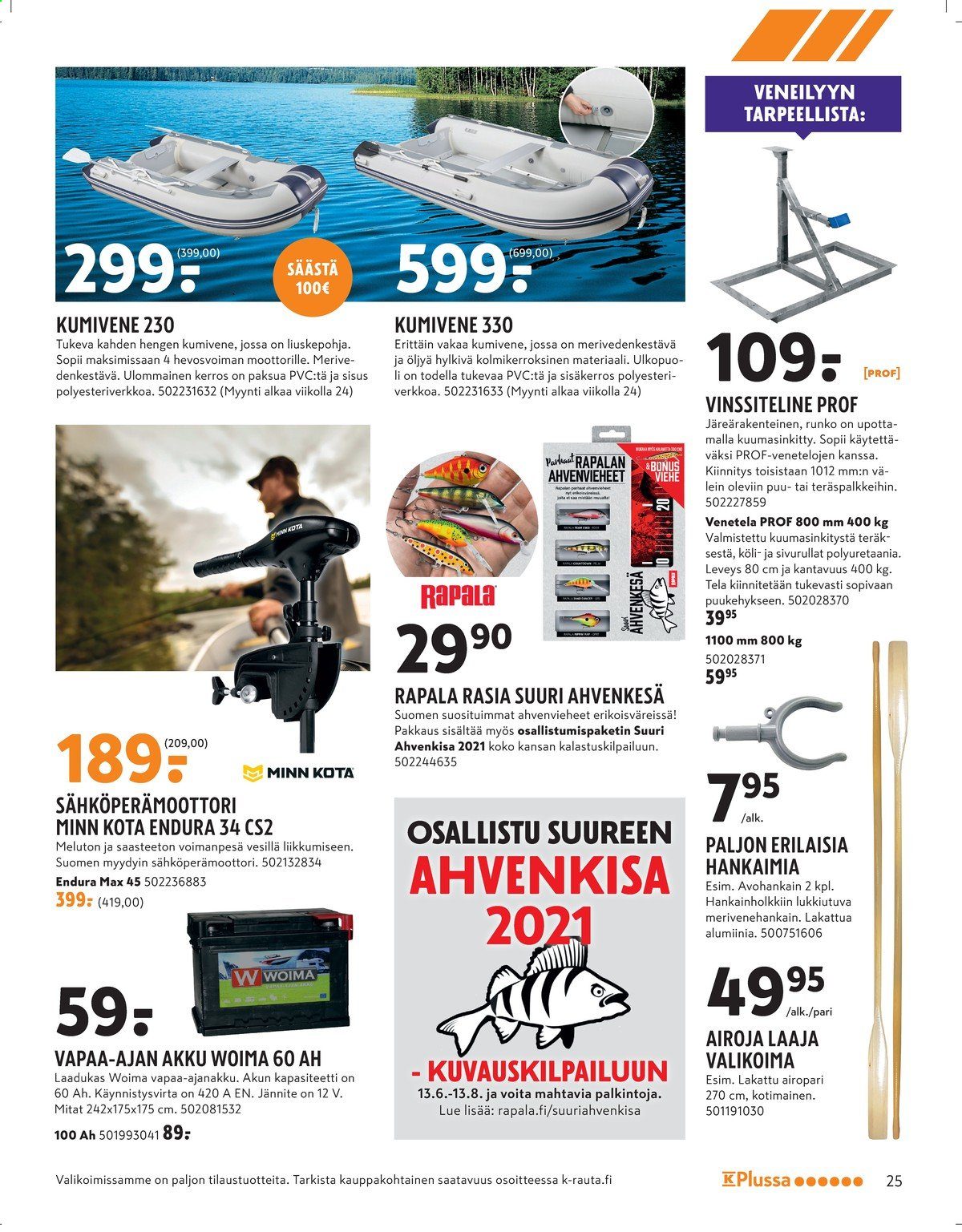 K-Rauta tarjoukset - 09.06.2021 - 22.06.2021. Sivu 25