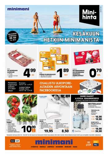 Minimani tarjoukset  - 16.06.2021 - 20.06.2021.