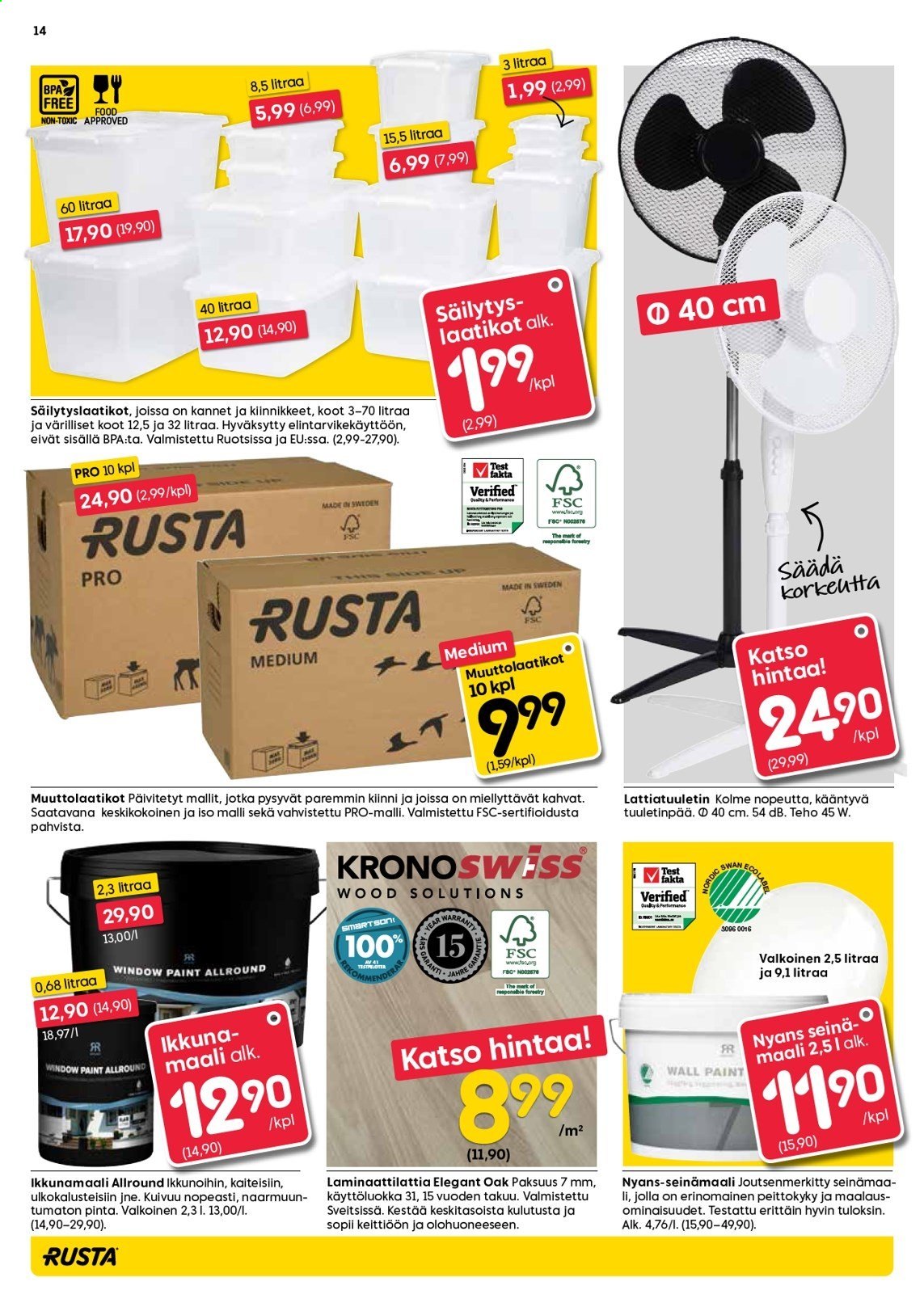 Rusta tarjoukset - 16.06.2021 - 20.06.2021. Sivu 14
