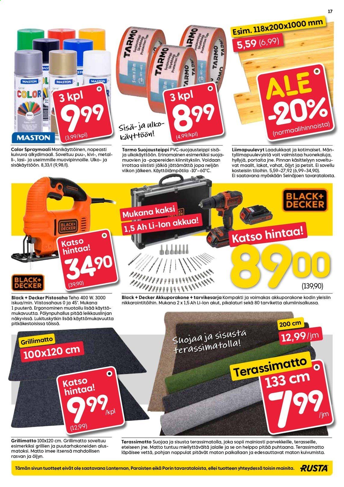 Rusta tarjoukset - 16.06.2021 - 20.06.2021. Sivu 17