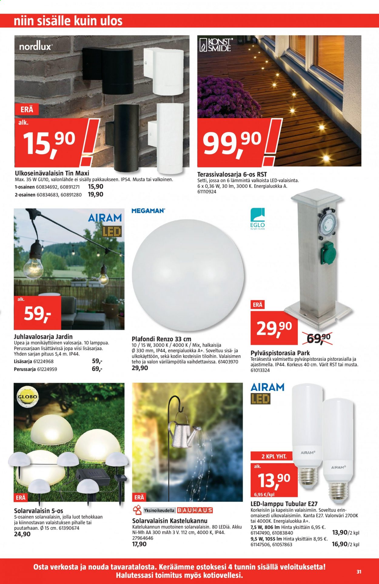 Bauhaus tarjoukset - 16.06.2021 - 29.06.2021. Sivu 31