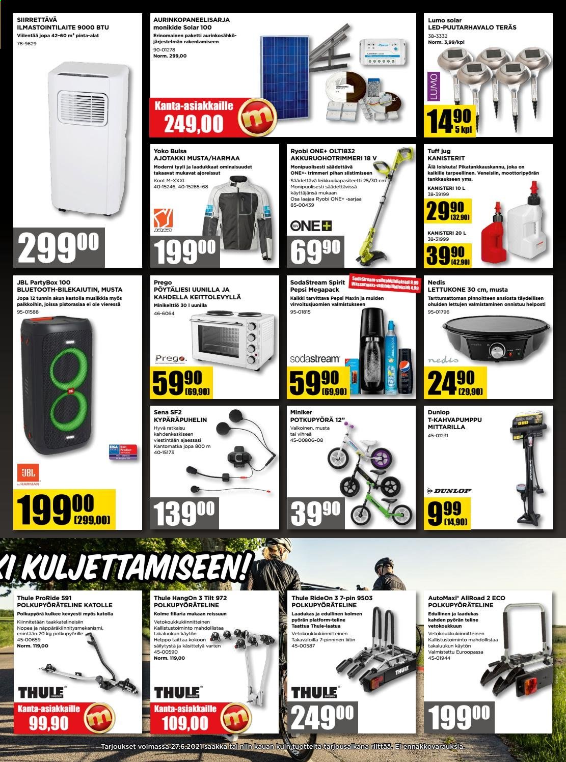 Motonet tarjoukset - 16.06.2021 - 27.06.2021. Sivu 7