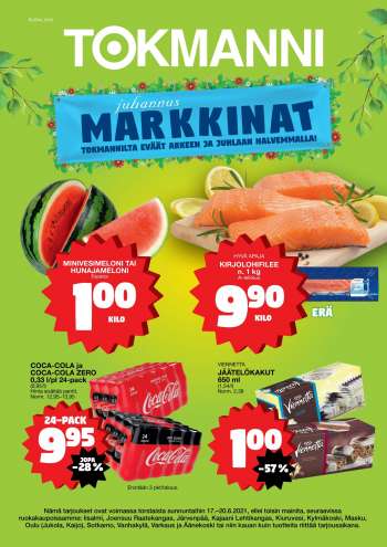 Tokmanni tarjoukset  - 17.06.2021 - 20.06.2021.