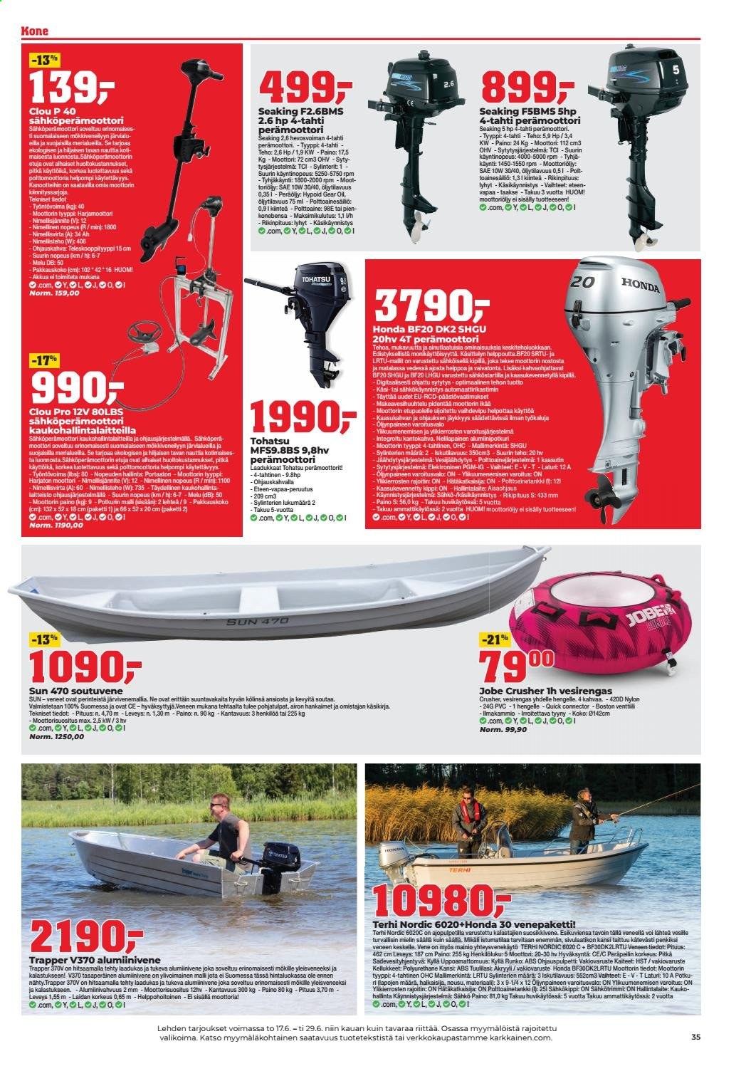Kärkkäinen tarjoukset - 17.06.2021 - 30.06.2021. Sivu 29