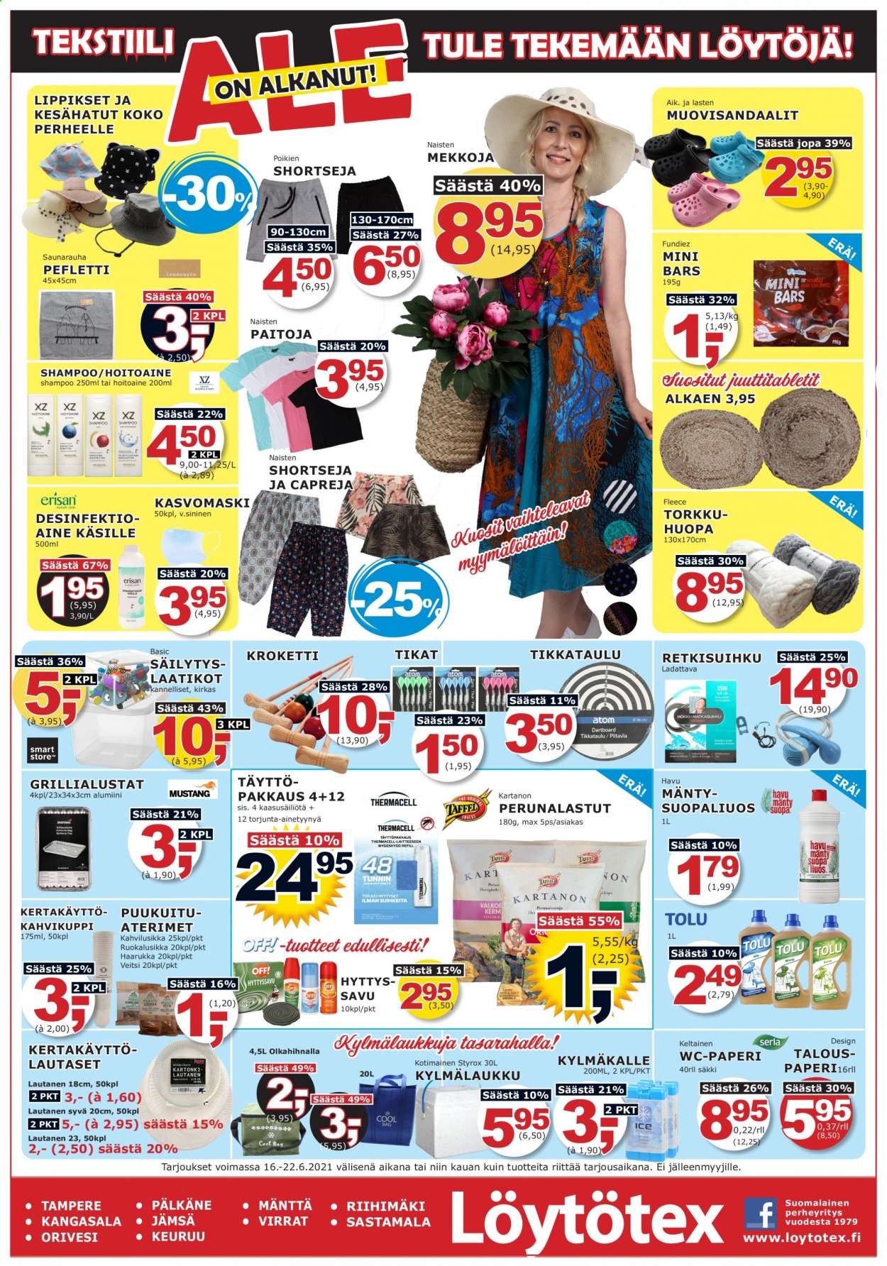 Löytötex tarjoukset - 16.06.2021 - 22.06.2021. Sivu 1