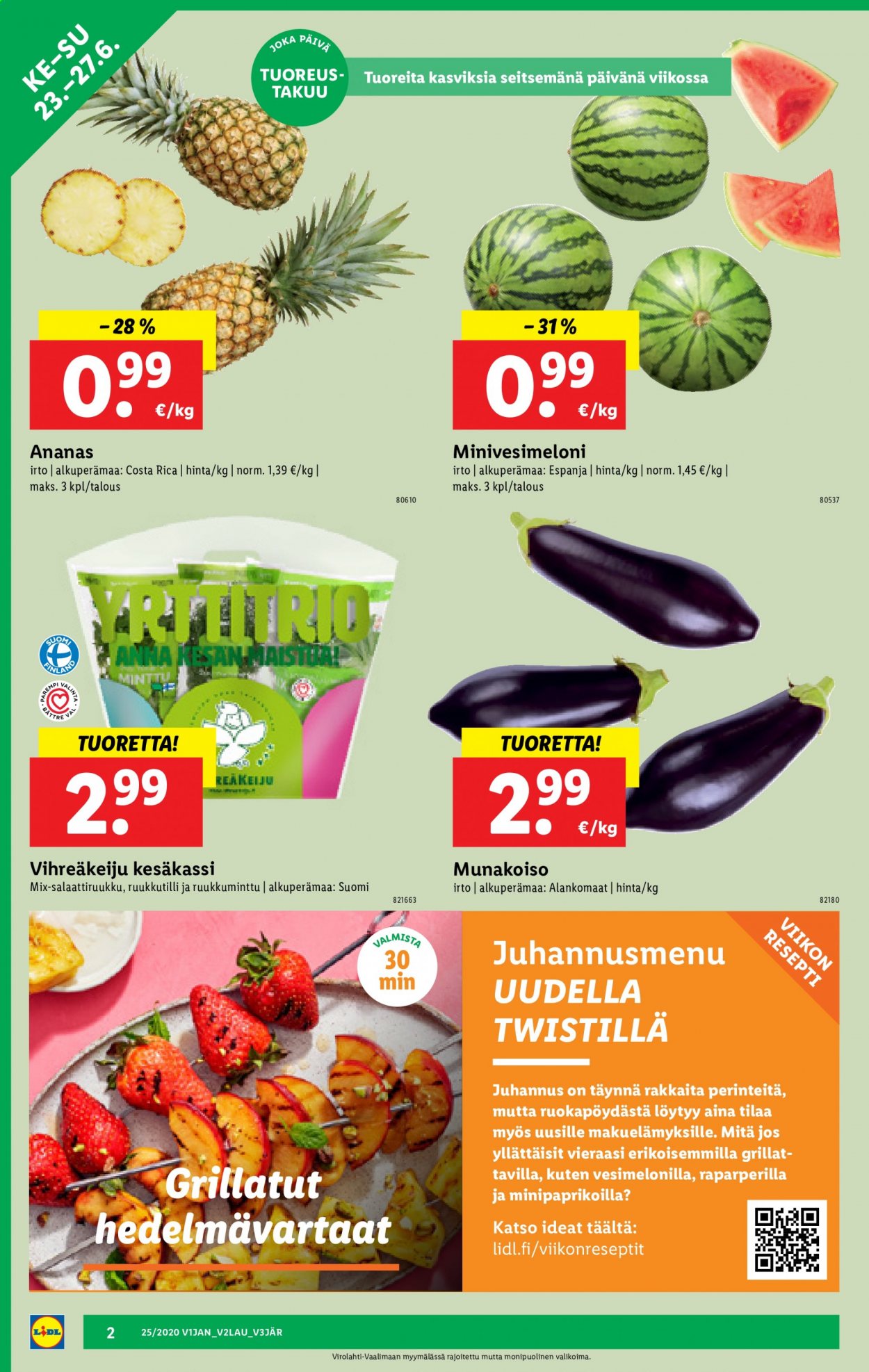 Lidl tarjoukset - 21.06.2021 - 30.06.2021. Sivu 2