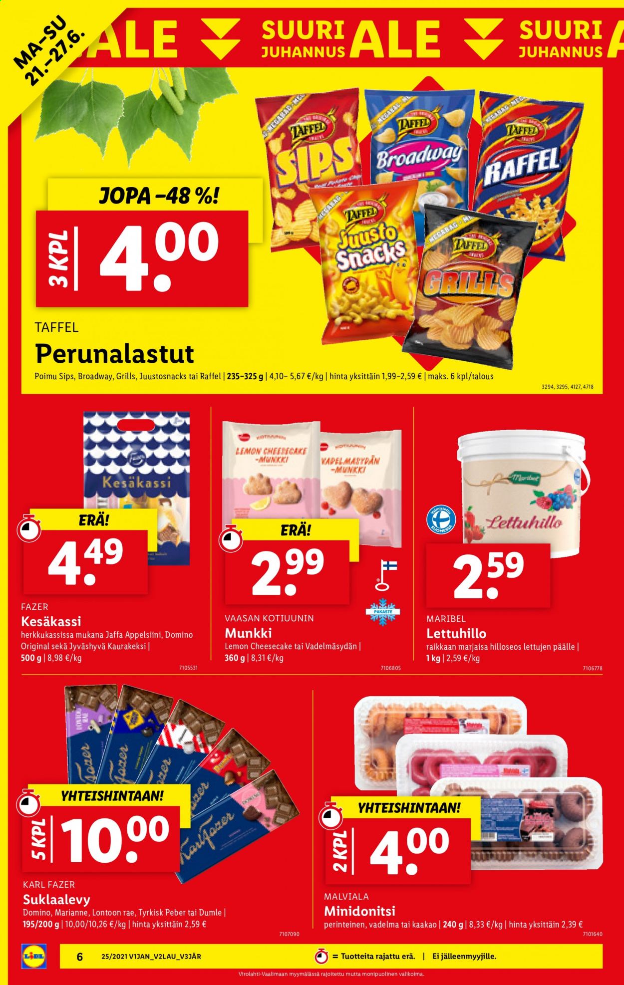 Lidl tarjoukset - 21.06.2021 - 30.06.2021. Sivu 6