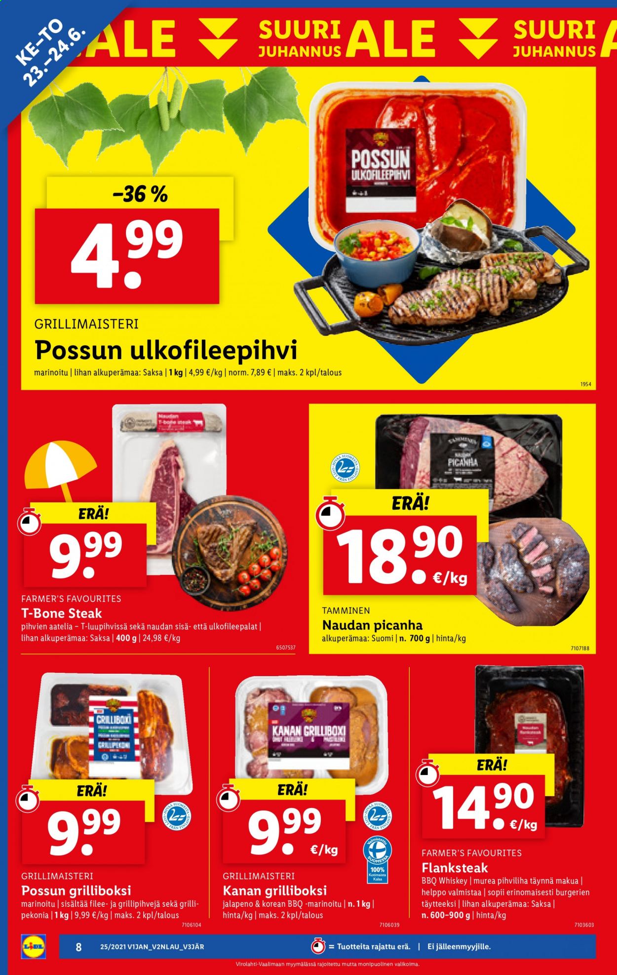 Lidl tarjoukset - 21.06.2021 - 30.06.2021. Sivu 8