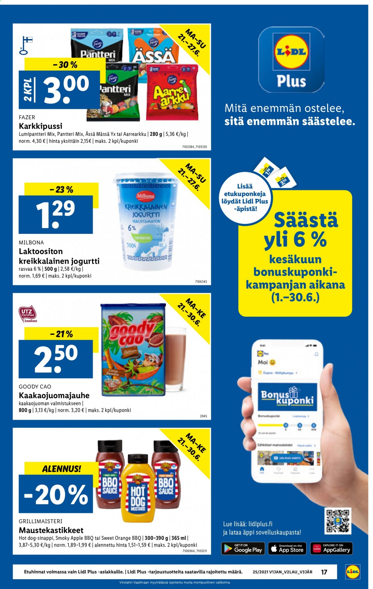 Lidl tarjoukset - 21.06.2021 - 30.06.2021. Sivu 17