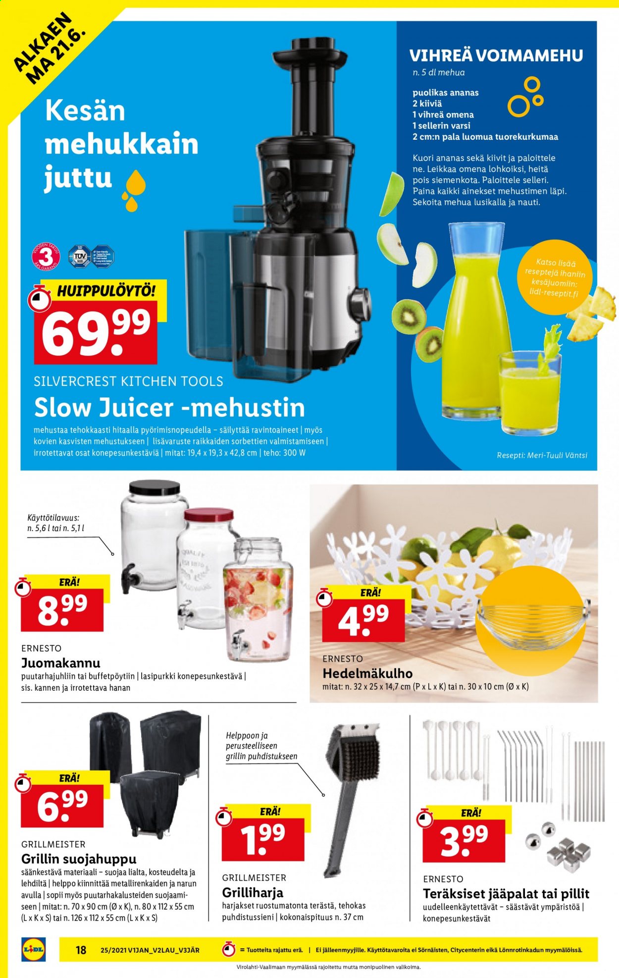 Lidl tarjoukset - 21.06.2021 - 30.06.2021. Sivu 18