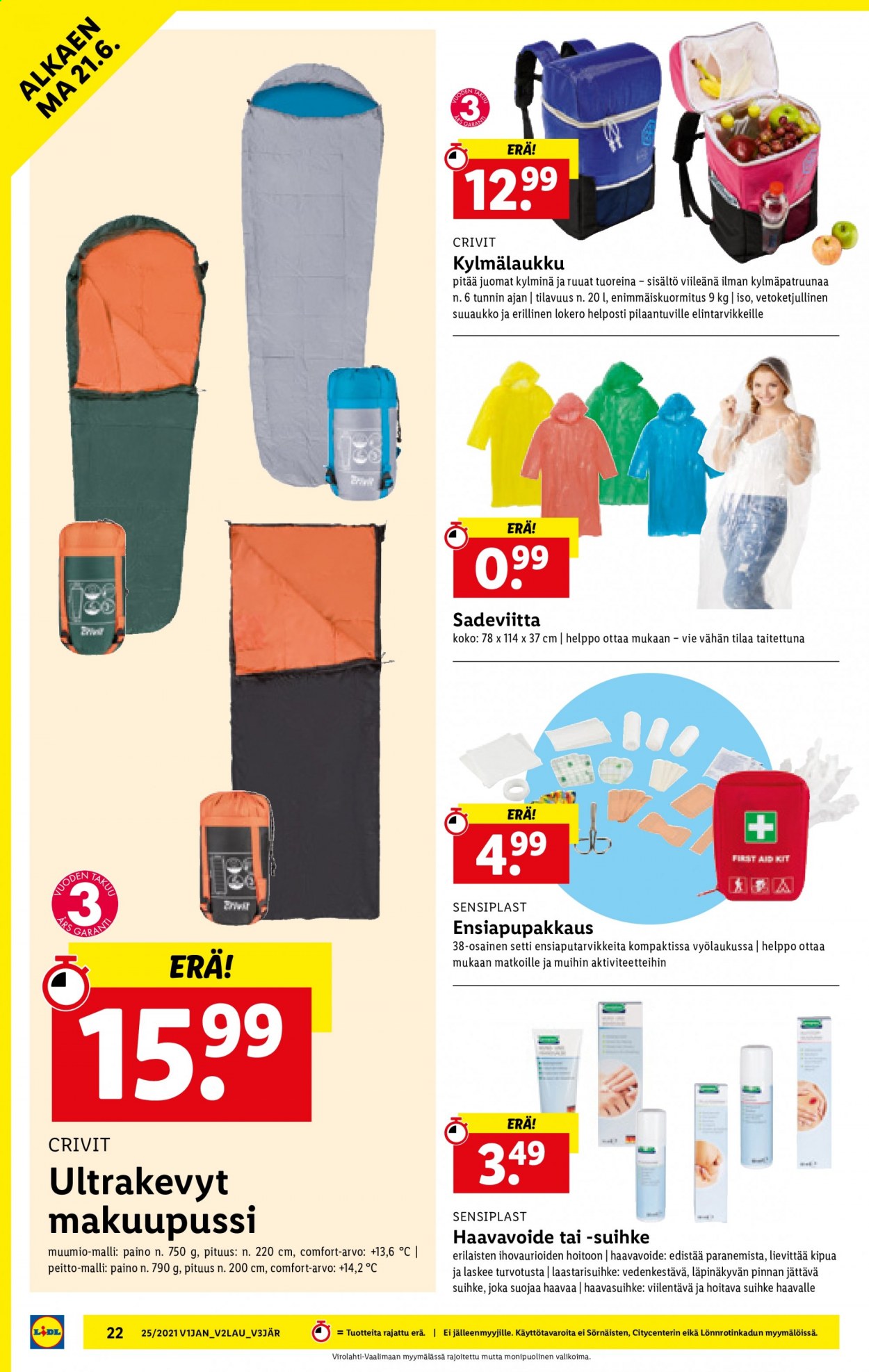Lidl tarjoukset - 21.06.2021 - 30.06.2021. Sivu 22