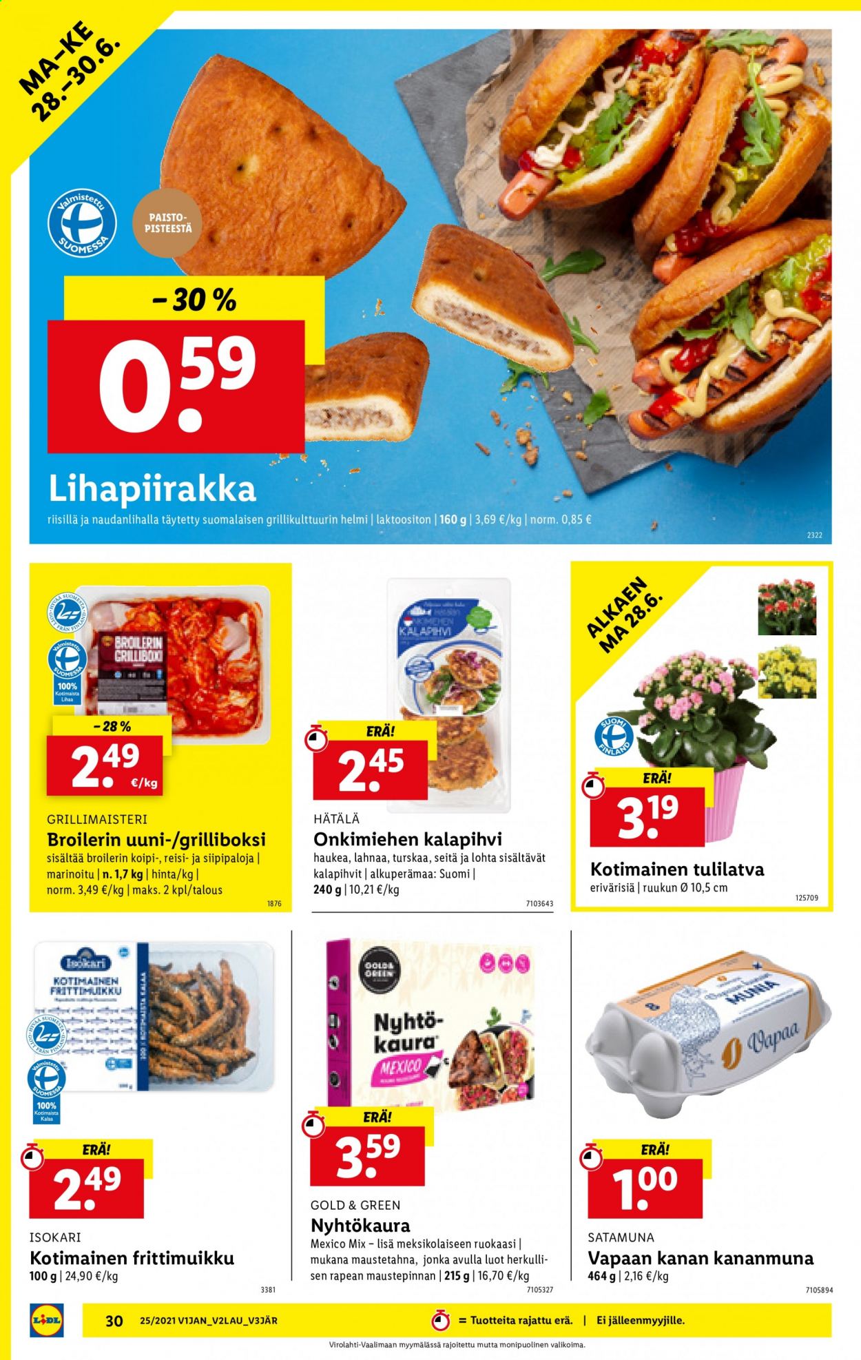 Lidl tarjoukset - 21.06.2021 - 30.06.2021. Sivu 30