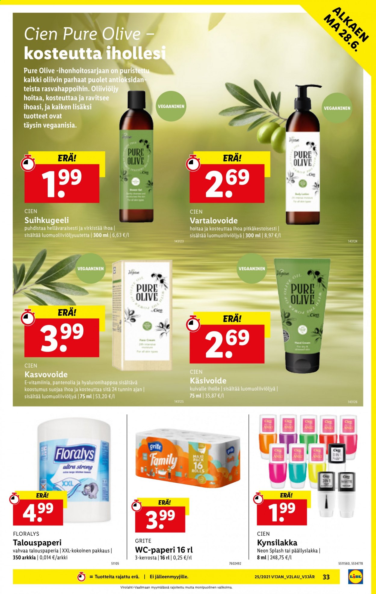 Lidl tarjoukset - 21.06.2021 - 30.06.2021. Sivu 33
