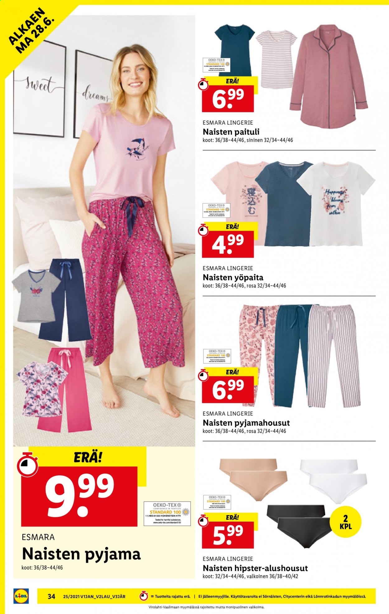 Lidl tarjoukset - 21.06.2021 - 30.06.2021. Sivu 34