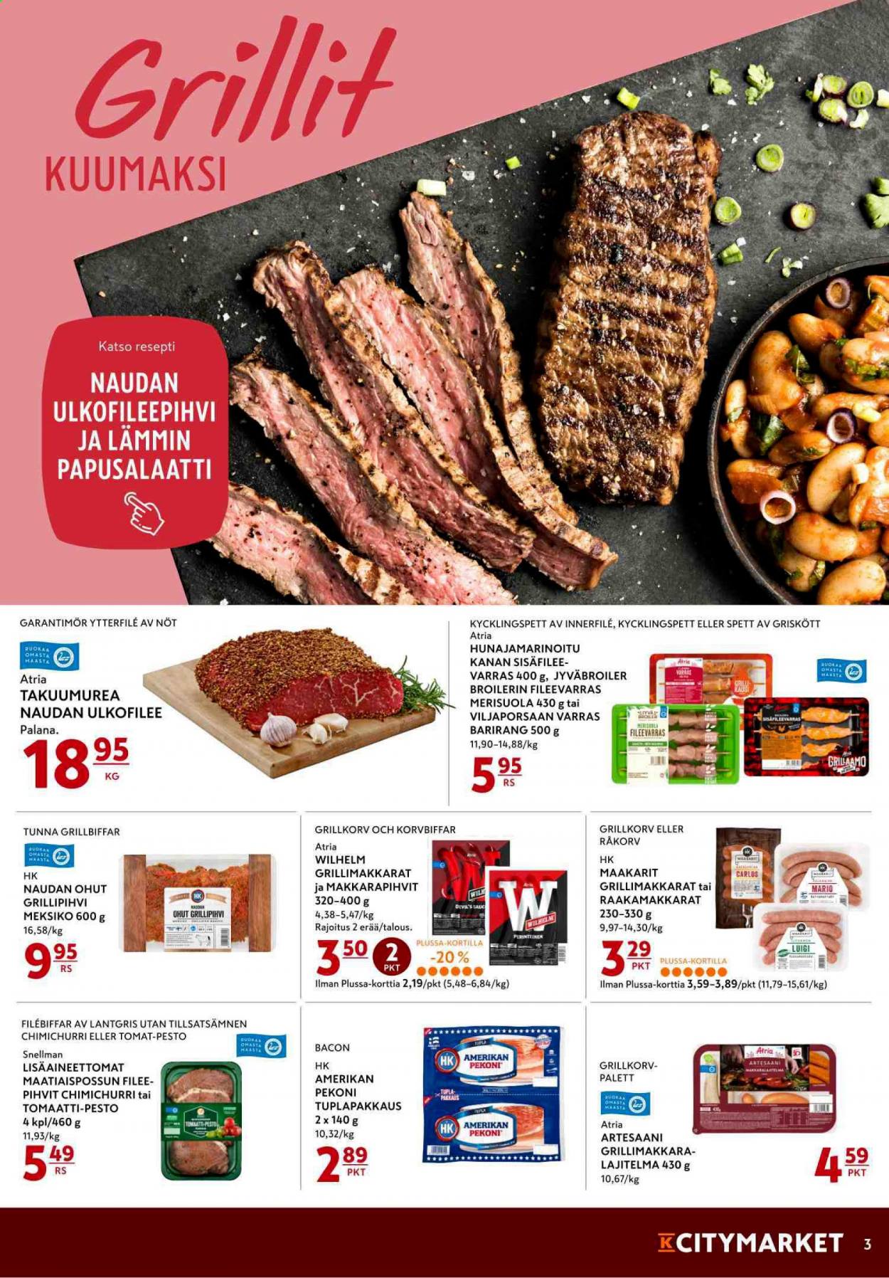 K-citymarket tarjoukset - 21.06.2021 - 23.06.2021. Sivu 3