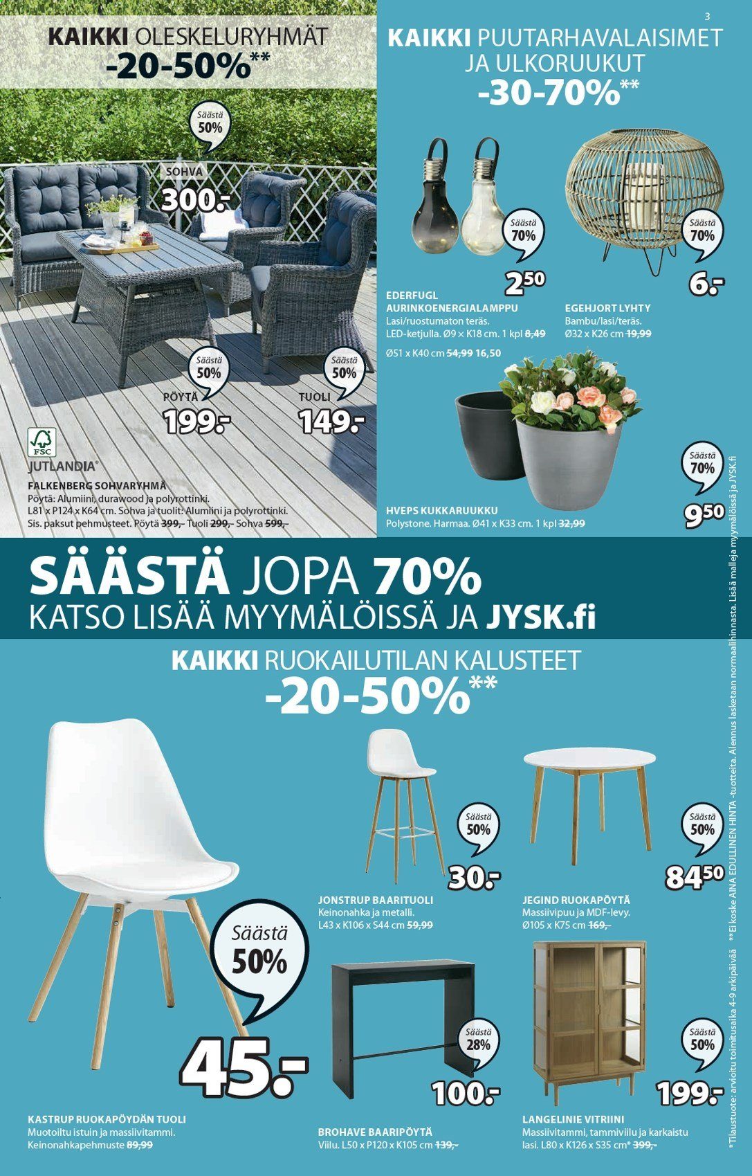 JYSK tarjoukset - 21.06.2021 - 27.06.2021. Sivu 3
