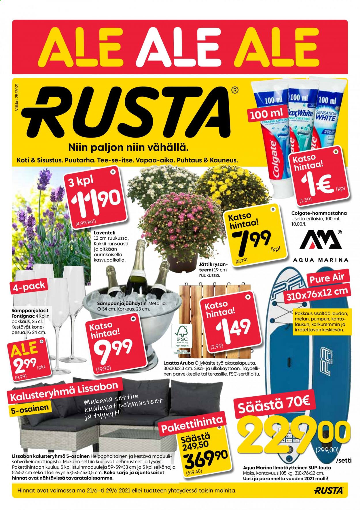 Rusta tarjoukset - 21.06.2021 - 29.06.2021. Sivu 1