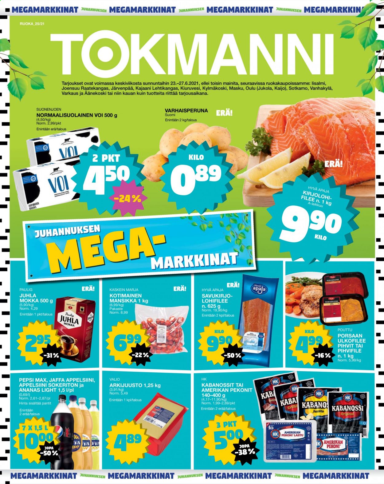 Tokmanni tarjoukset - 23.06.2021 - 27.06.2021. Sivu 1