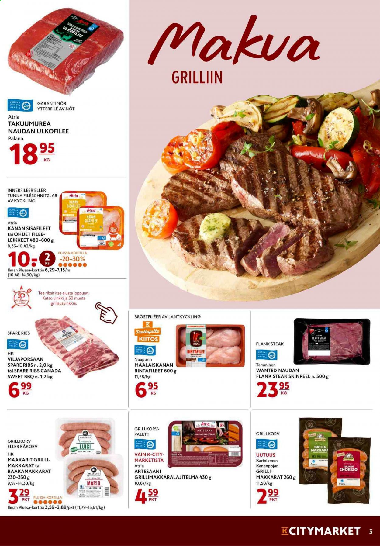 K-citymarket tarjoukset - 23.06.2021 - 27.06.2021. Sivu 3