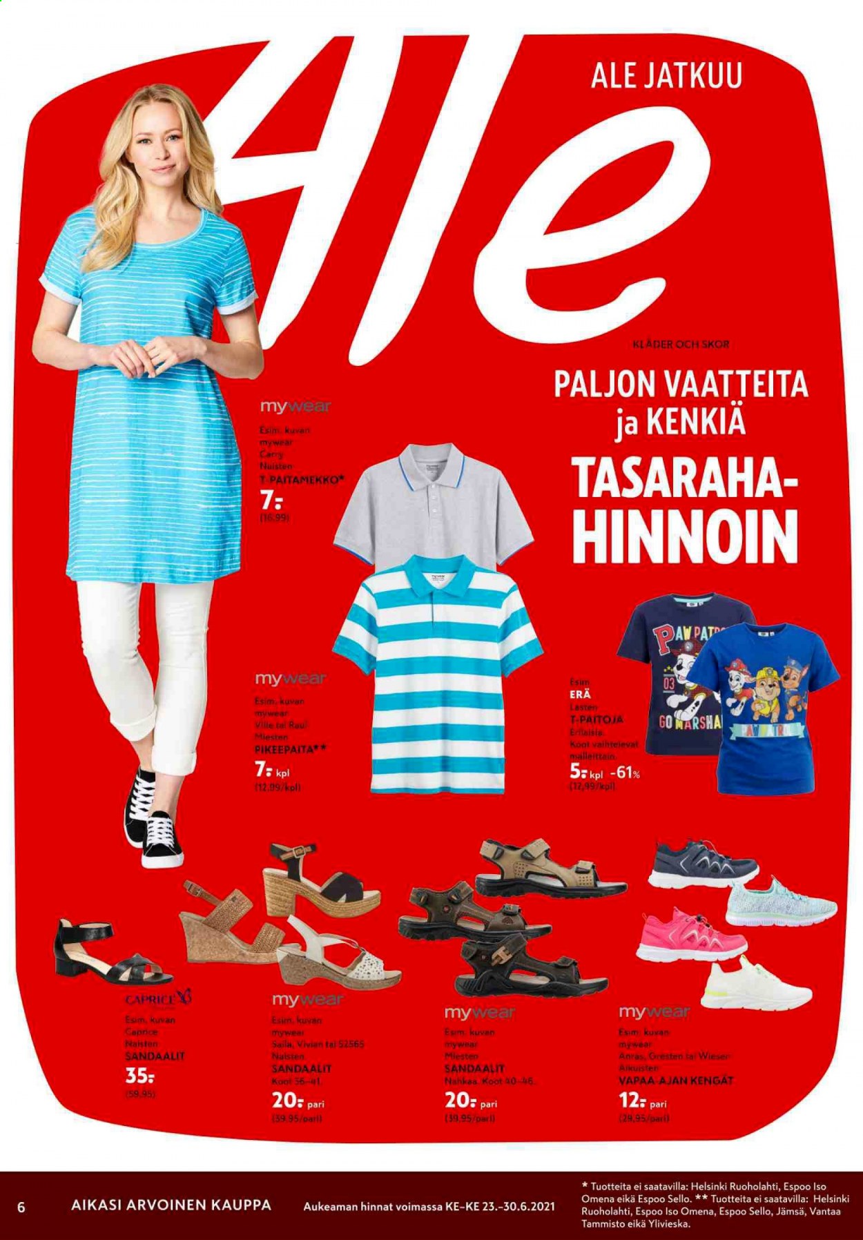 K-citymarket tarjoukset - 23.06.2021 - 27.06.2021. Sivu 6
