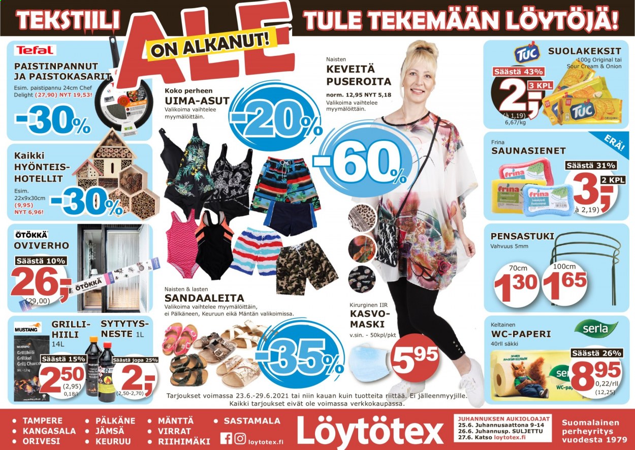 Löytötex tarjoukset - 23.06.2021 - 29.06.2021. Sivu 1