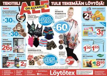 Löytötex tarjoukset  - 23.06.2021 - 29.06.2021.