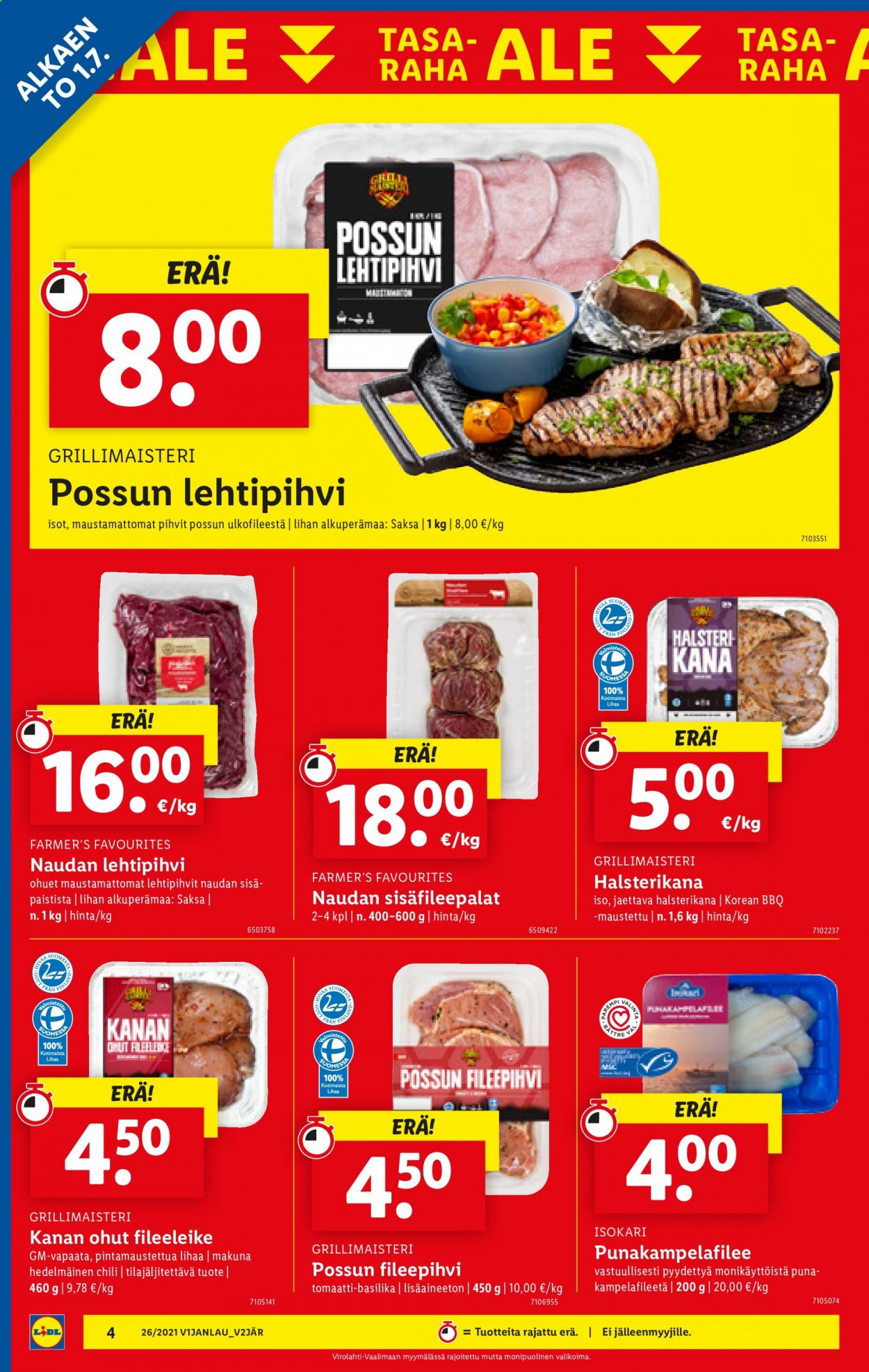 Lidl tarjoukset - 01.07.2021 - 07.07.2021. Sivu 4