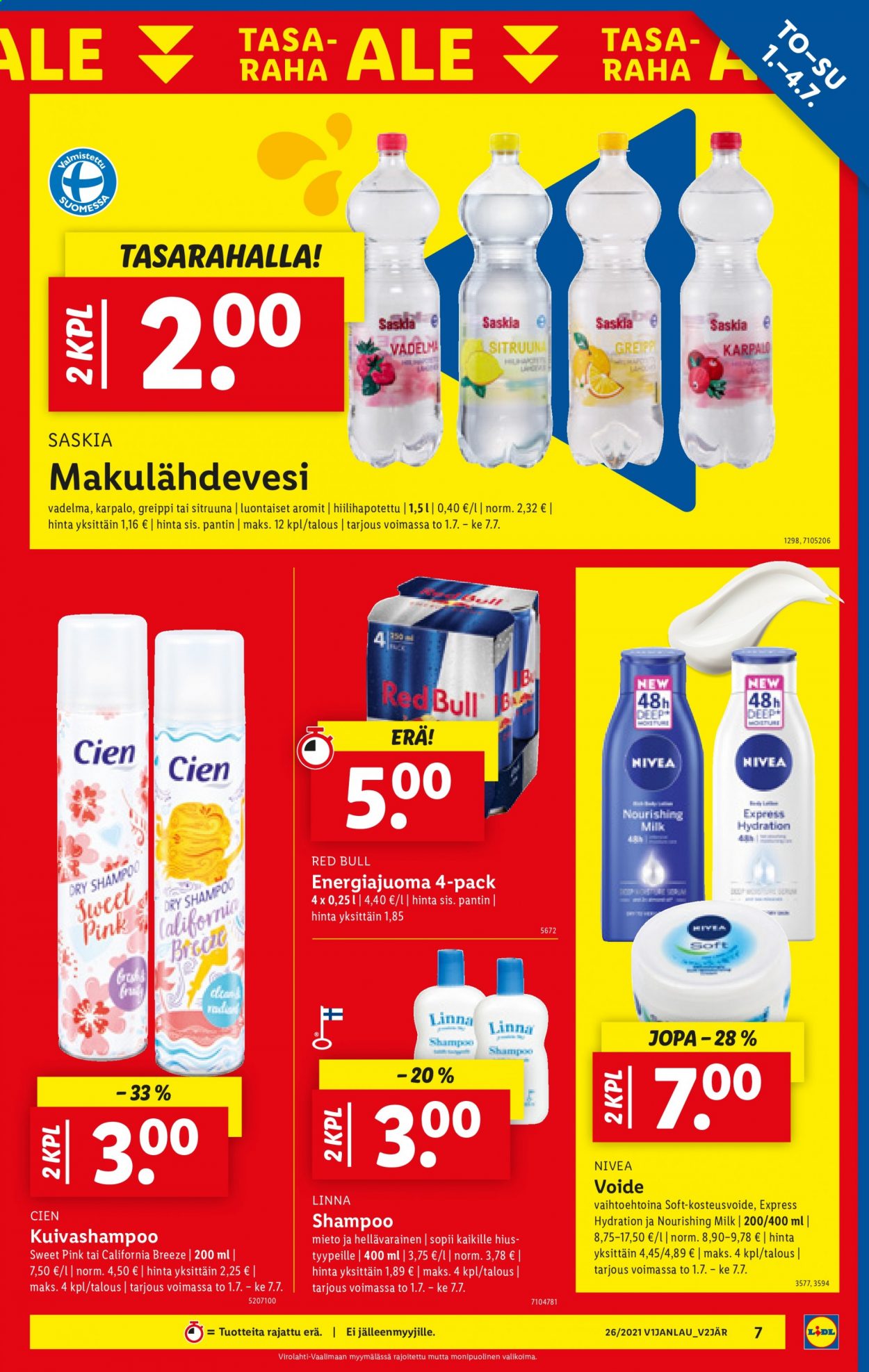 Lidl tarjoukset - 01.07.2021 - 07.07.2021. Sivu 7