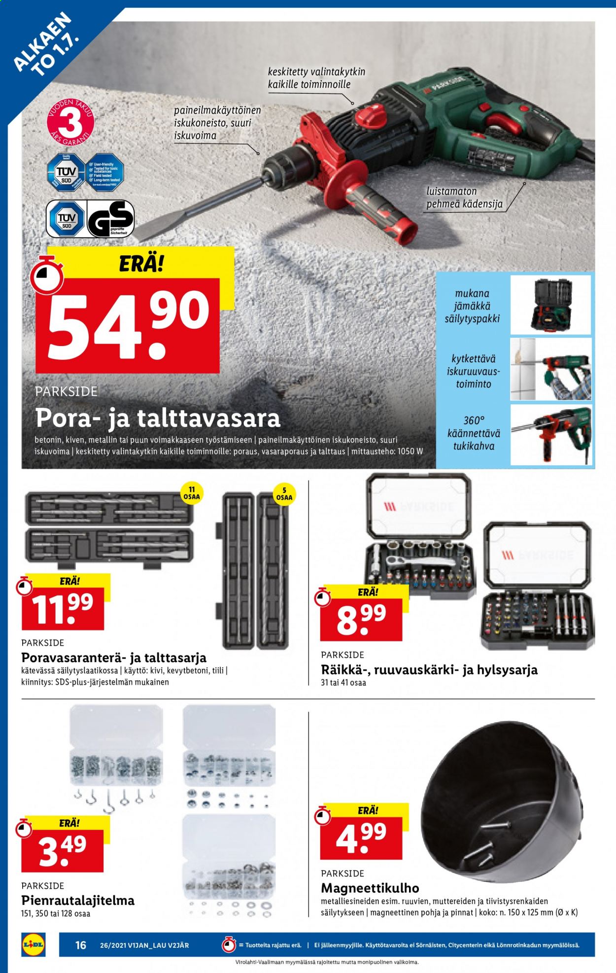 Lidl tarjoukset - 01.07.2021 - 07.07.2021. Sivu 16