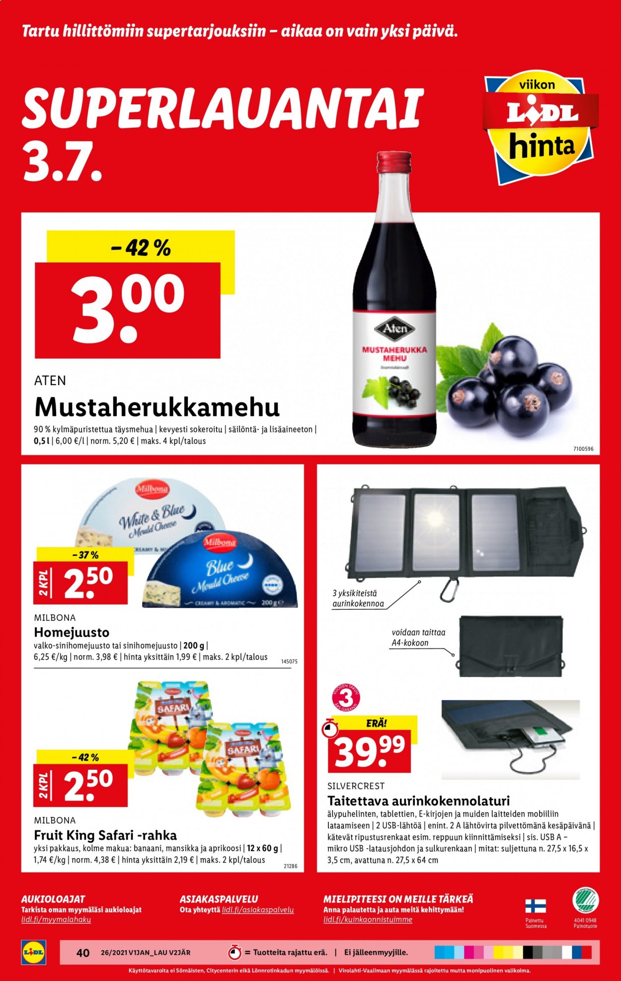 Lidl tarjoukset - 01.07.2021 - 07.07.2021. Sivu 40