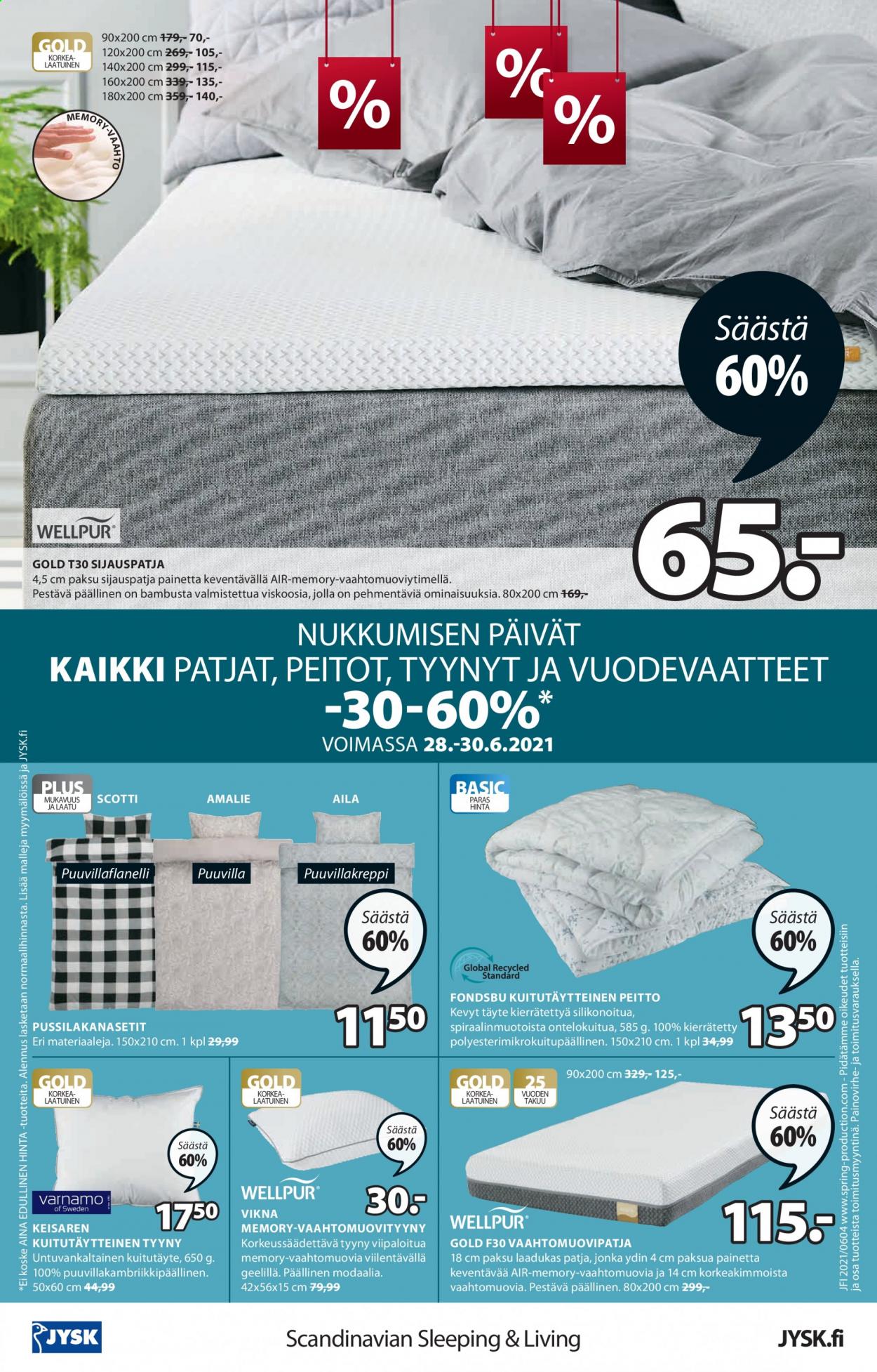 JYSK tarjoukset - 28.06.2021 - 04.07.2021. Sivu 16