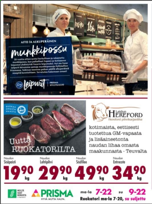 Prisma tarjoukset - 29.06.2021 - 04.07.2021. Sivu 1